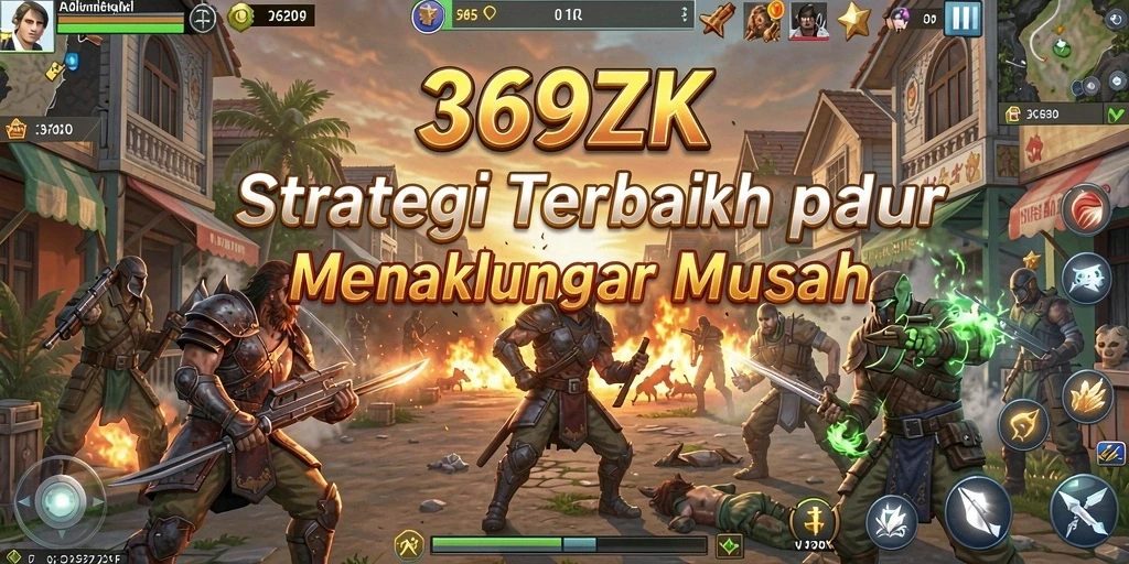 Tampilan gameplay menarik dari 369ZK dalam pertempuran strategi.