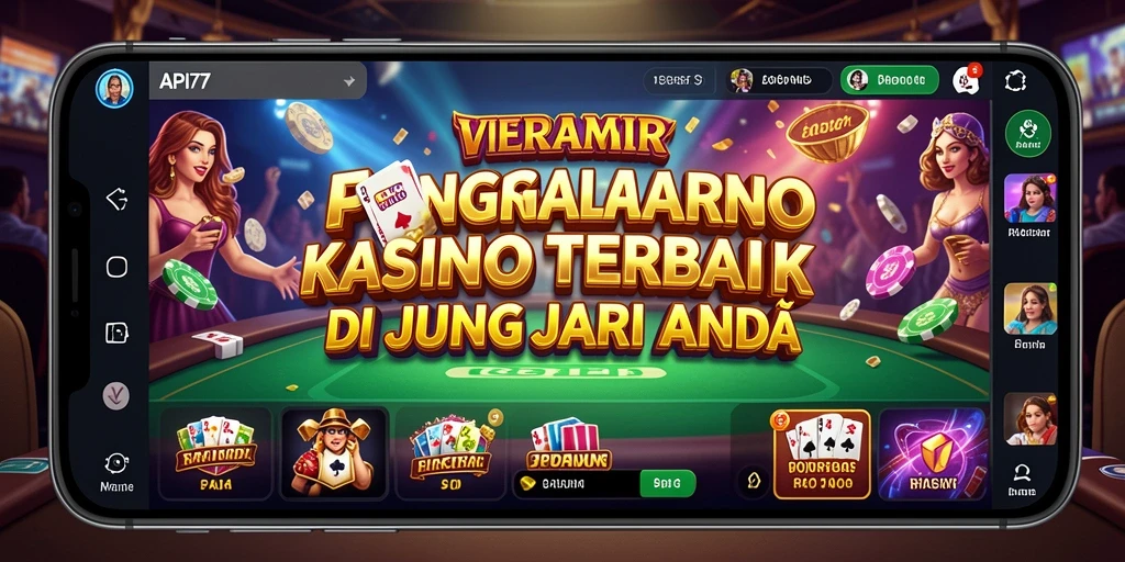 Screenshot gameplay API77 dengan tampilan Kasino yang menarik.
