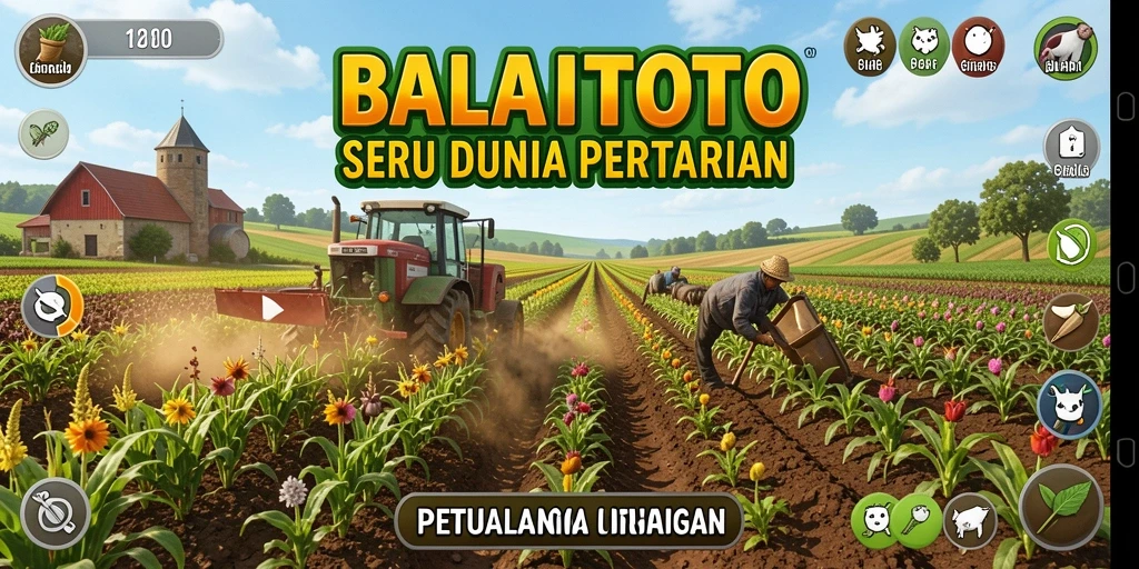 Gameplay menarik dari BALAITOTO saat bertani dan berinteraksi dengan hewan.