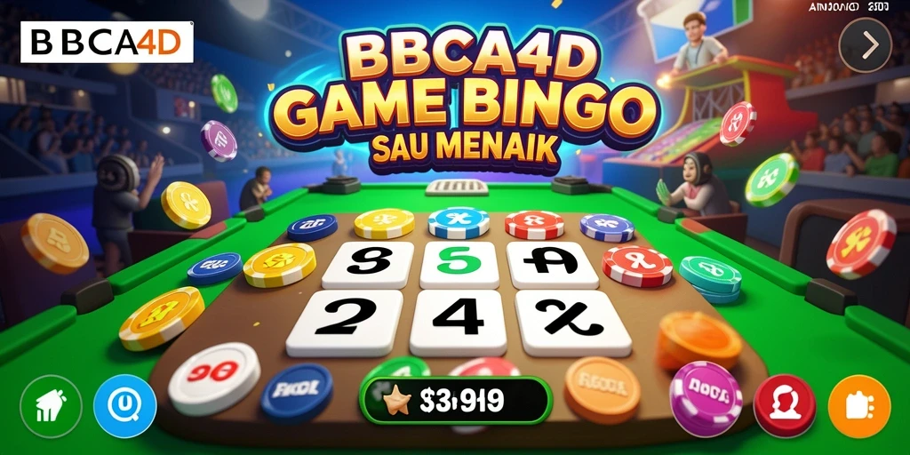 Tampilan gameplay BBCA4D dengan suasana bingo yang seru.