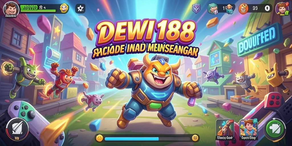 Tampilan screenshot DEWI188 menampilkan aksi seru dalam permainan arcade.