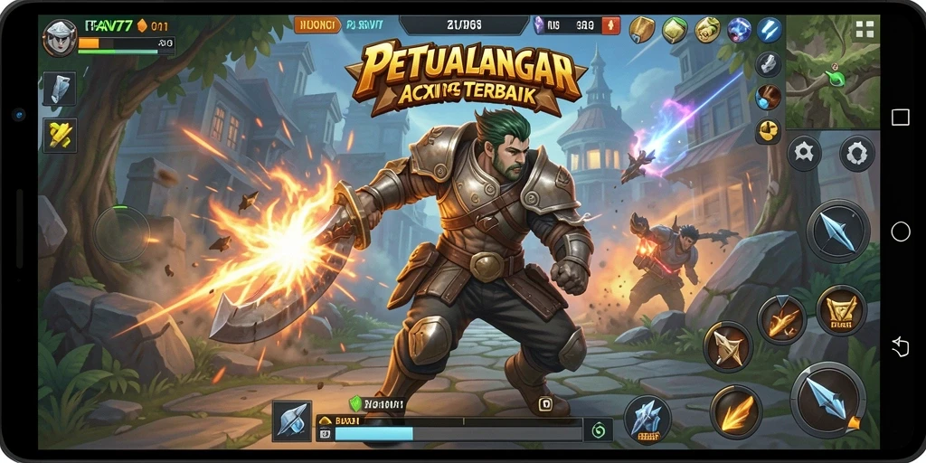 Tampilan gameplay FAV77 yang mendebarkan dalam dunia ARPG.