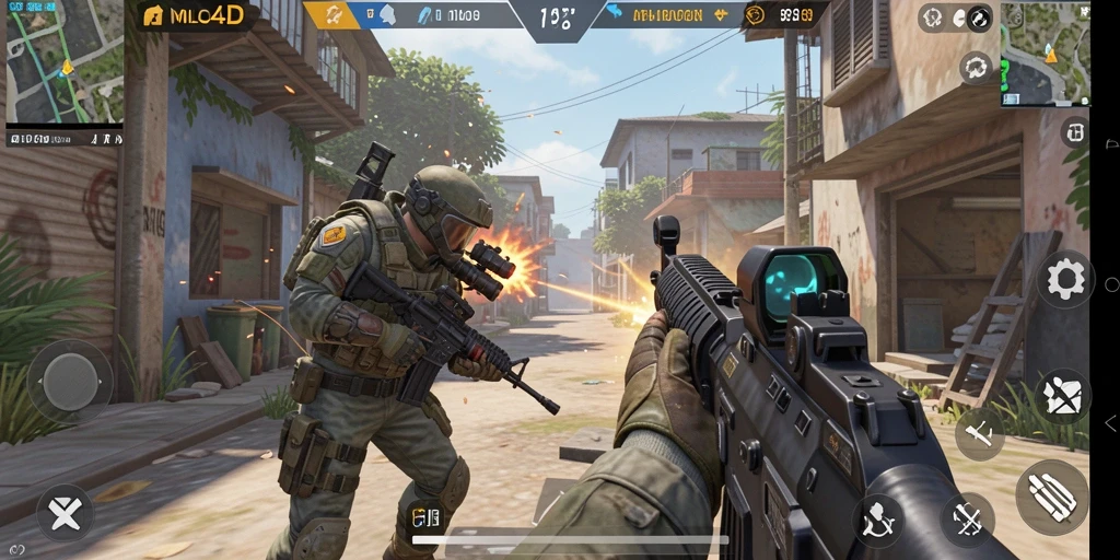 Gameplay intens dan menegangkan dalam MILO4D.