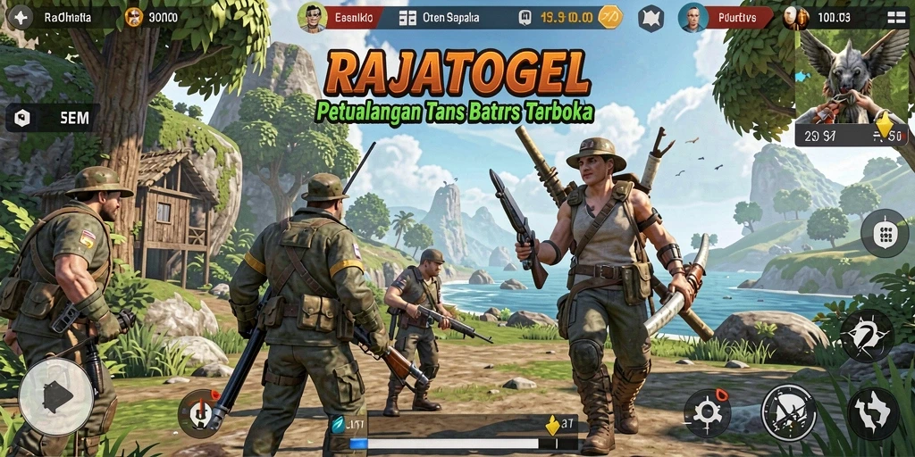 Tangkapan layar gameplay RAJATOGEL dalam dunia terbuka yang penuh keajaiban.