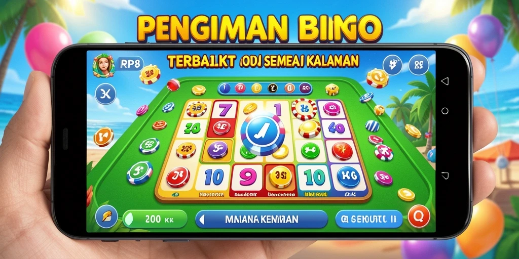 Tampilan menarik dari gameplay Bingo di RP8 yang mengasyikkan.
