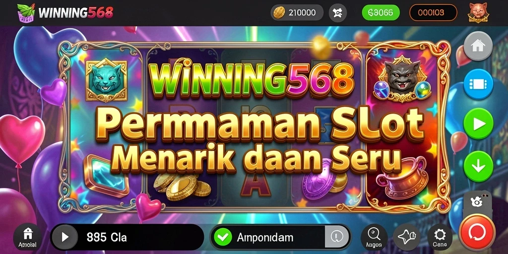 Tampilan gameplay slot yang menarik dan menghibur di WINNING568.