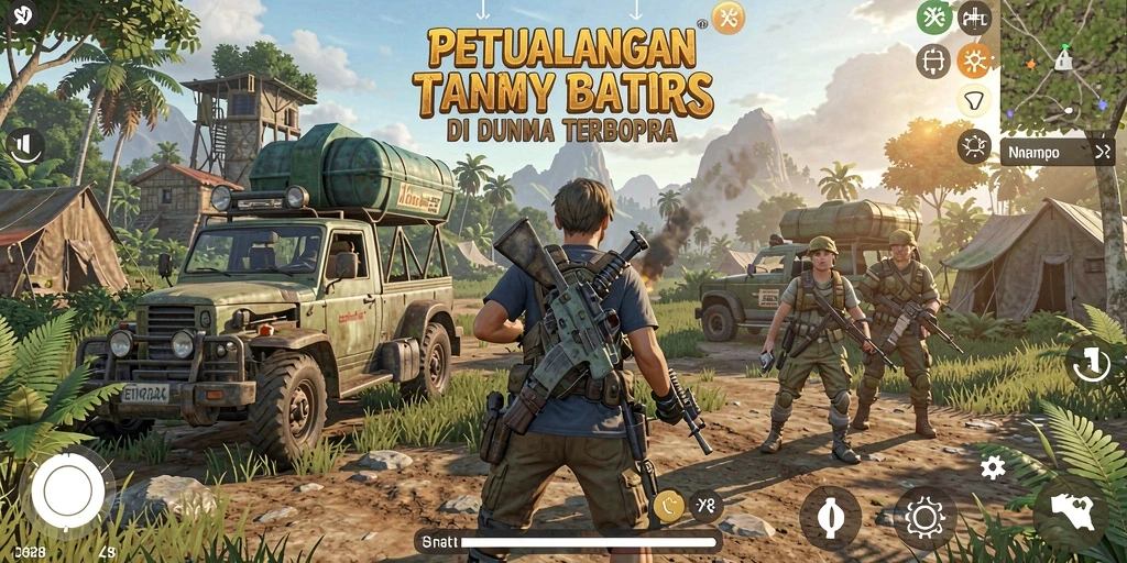 Gambaran gameplay X78 yang imersif di dunia terbuka.