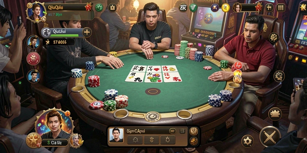 Gameplay QiuQiu yang menarik dan seru di ZK7.